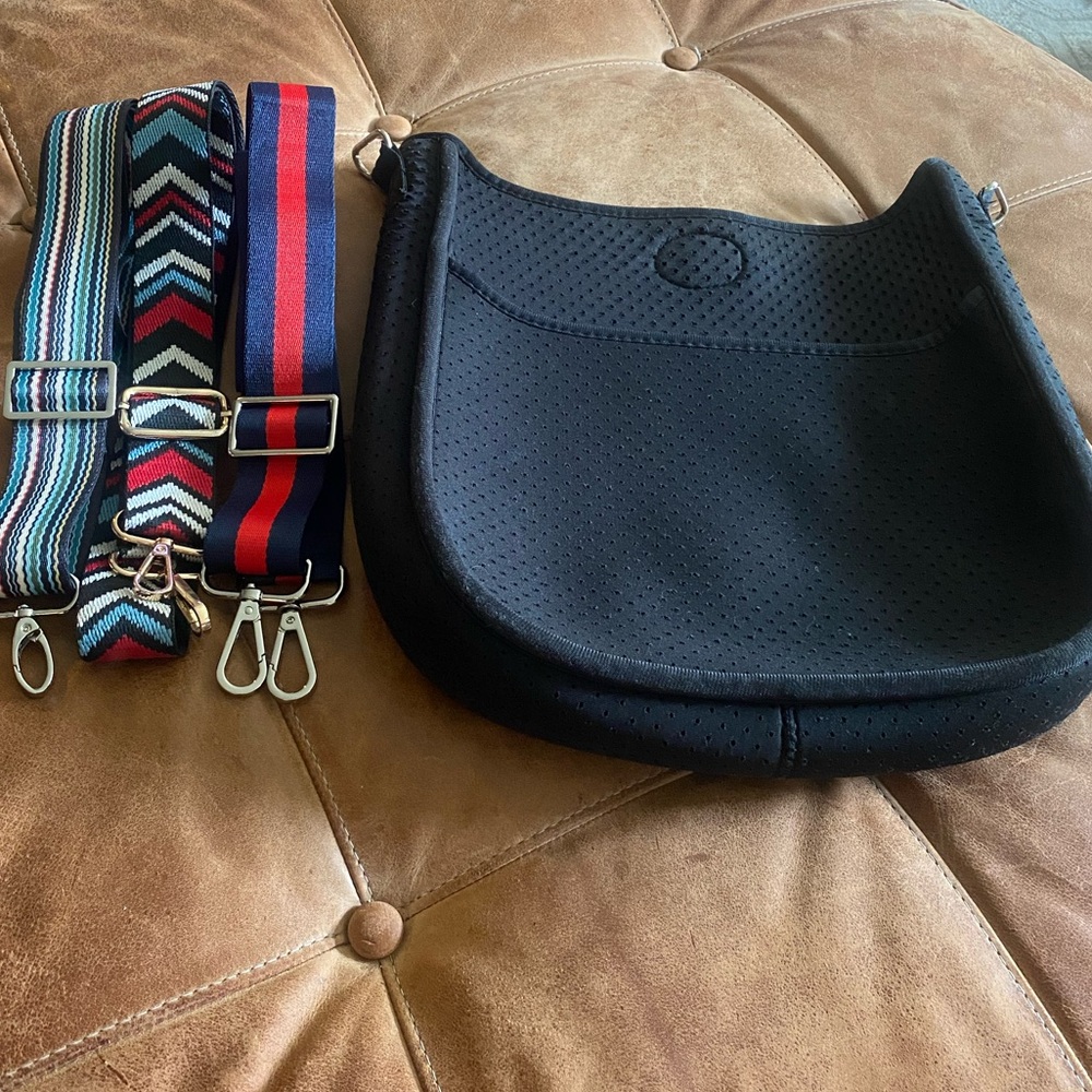 Ahdorned Neoprene Bag with 3 Straps